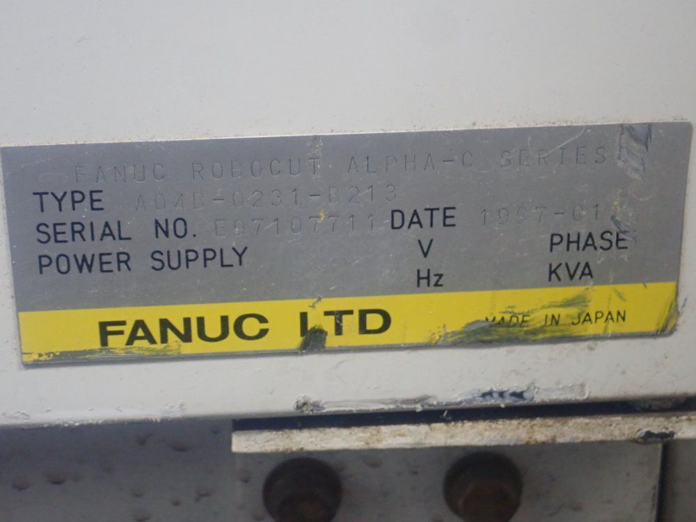 Fanuc Robocut - 1c/a04b-0310-b001/05 Edm - Robocut - 1c/a04b-0310-b001/05
