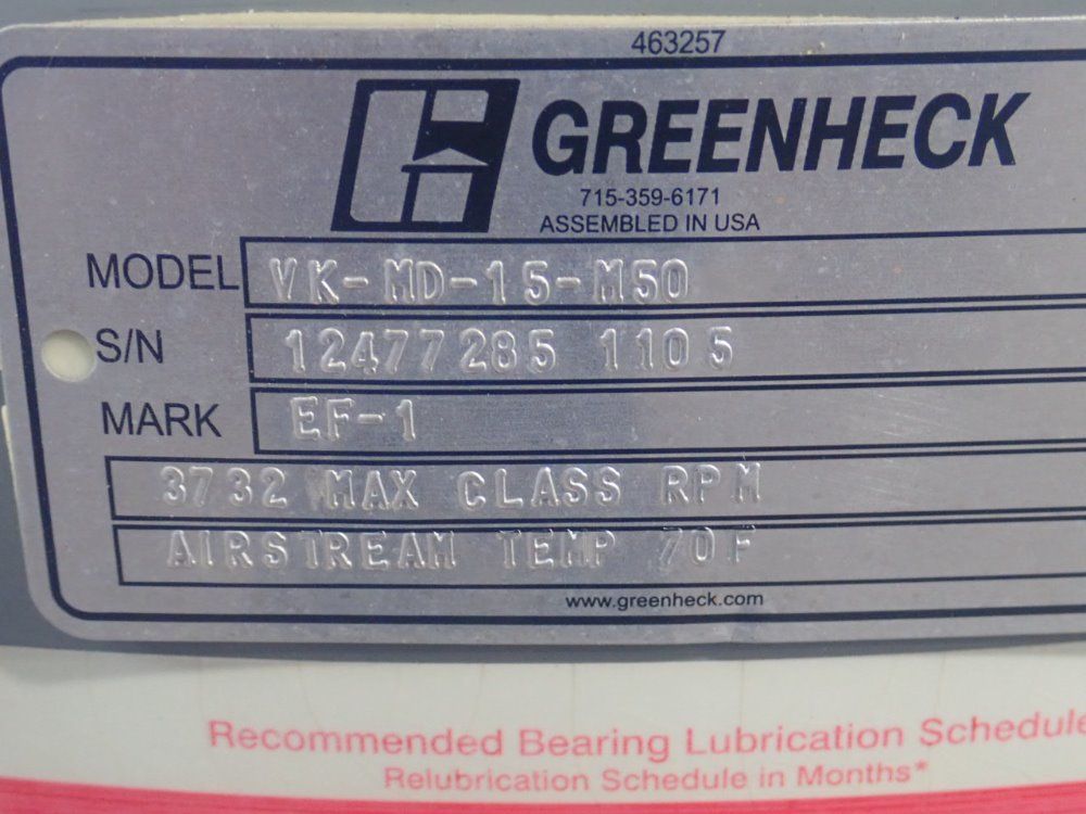 Greenheck Lab Exhaust