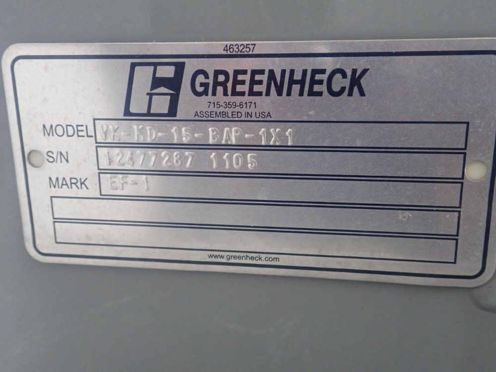 Greenheck Lab Exhaust