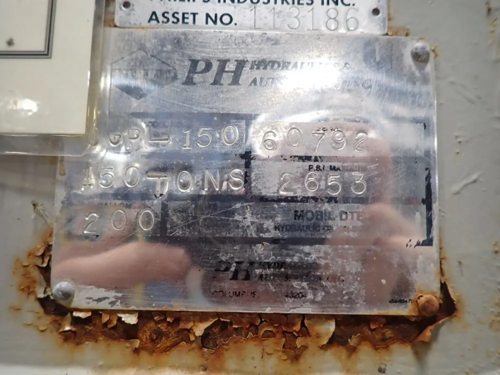Ph Hydraulics & Automation Hydraulic Press