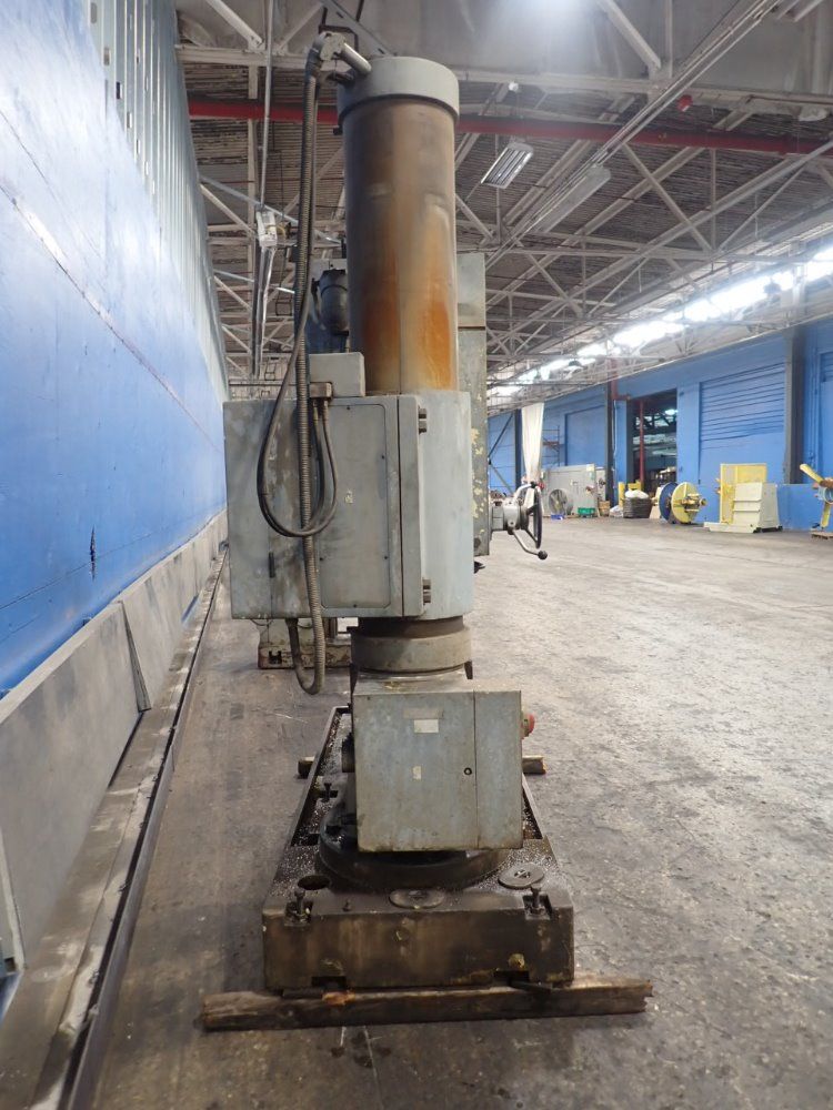 H. Cegielski 14" Column 56" Arm Wra-40 Radial Arm Drill - Wra-40