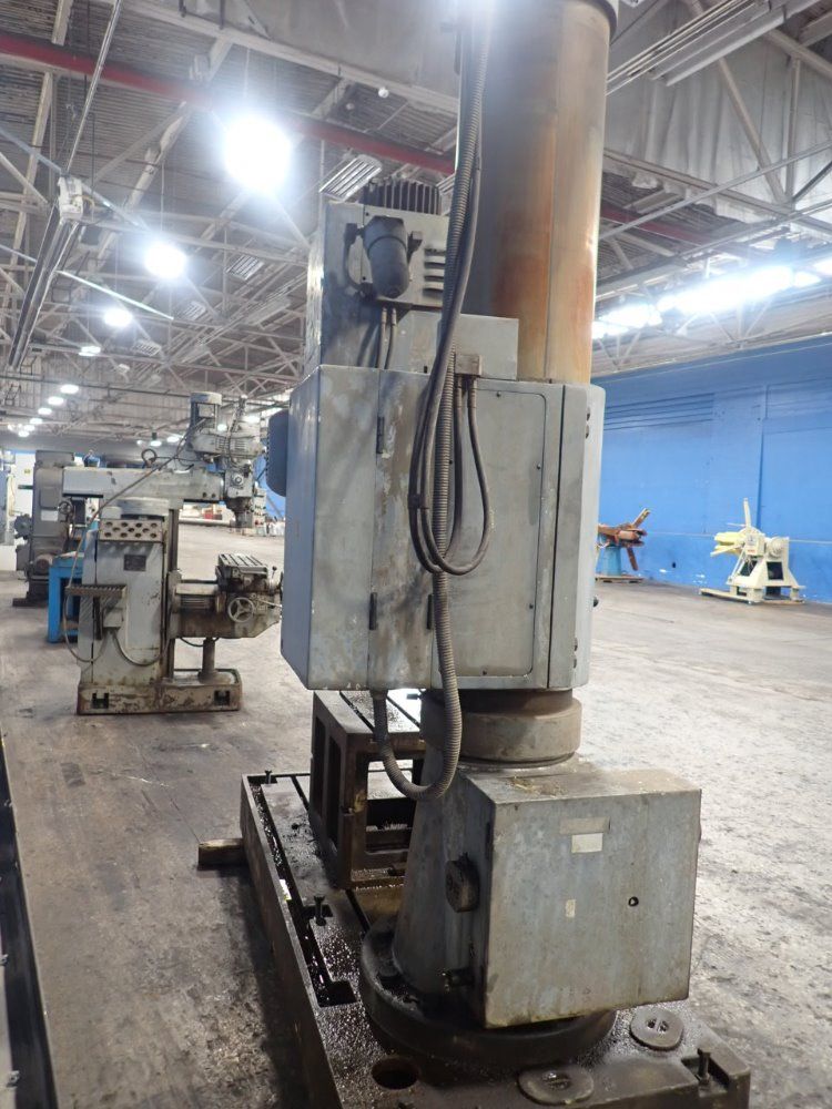 H. Cegielski 14" Column 56" Arm Wra-40 Radial Arm Drill - Wra-40