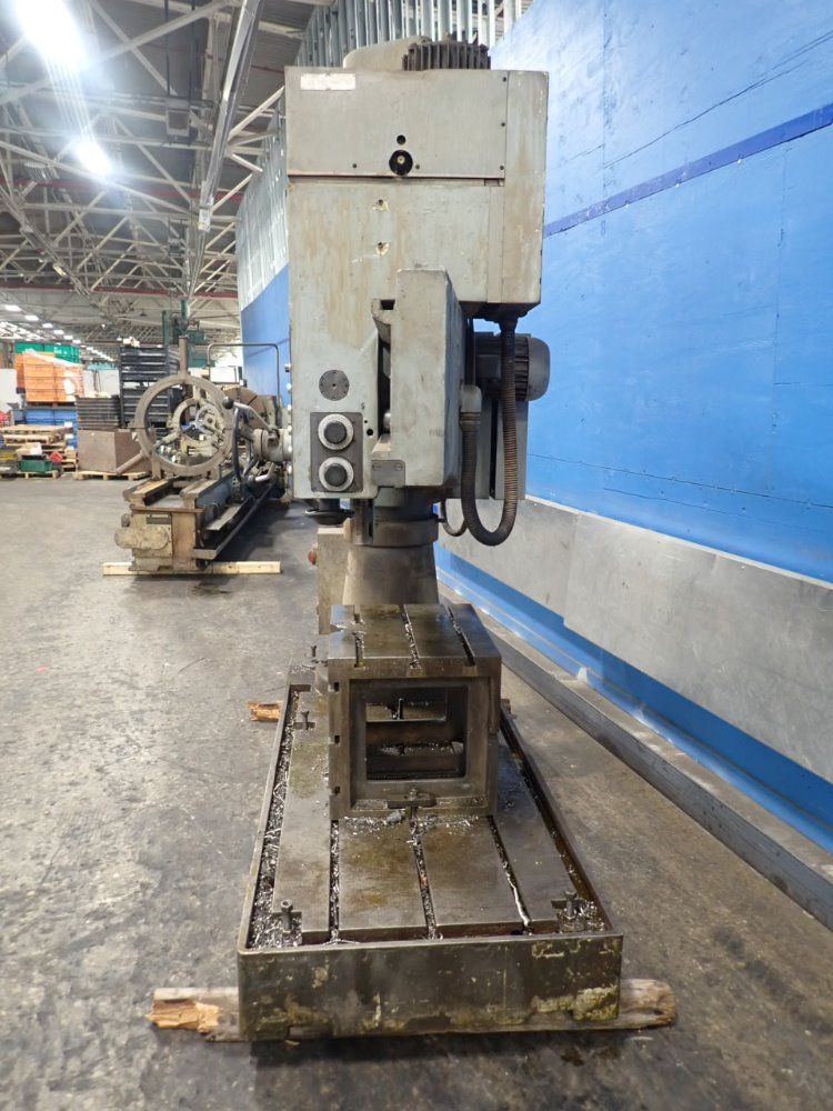 H. Cegielski 14" Column 56" Arm Wra-40 Radial Arm Drill - Wra-40
