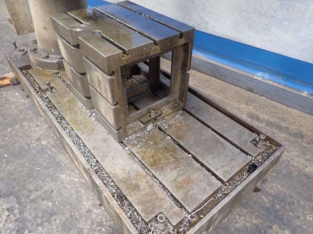 H. Cegielski 14" Column 56" Arm Wra-40 Radial Arm Drill - Wra-40