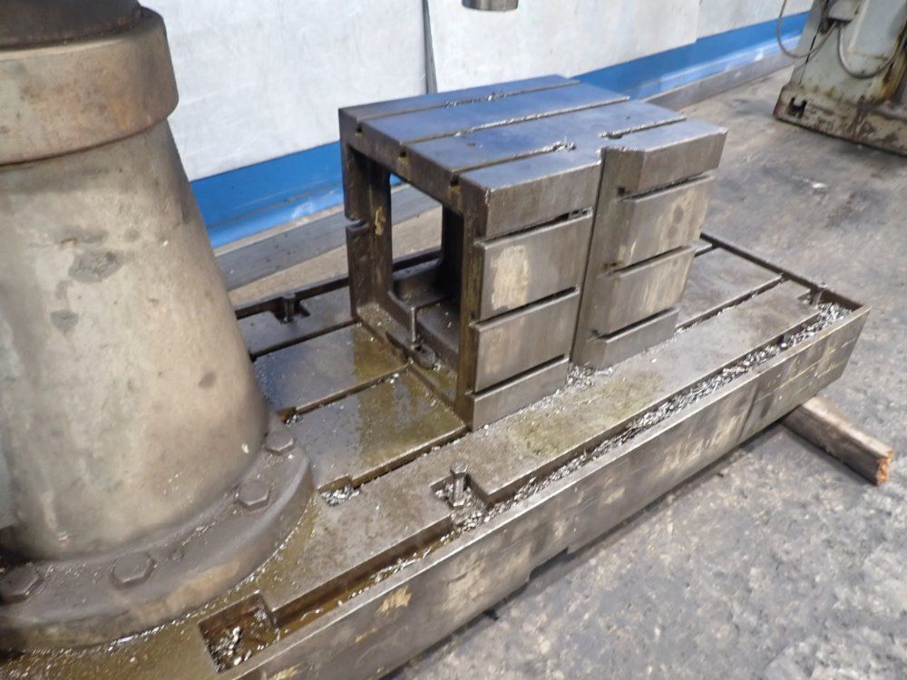 H. Cegielski 14" Column 56" Arm Wra-40 Radial Arm Drill - Wra-40