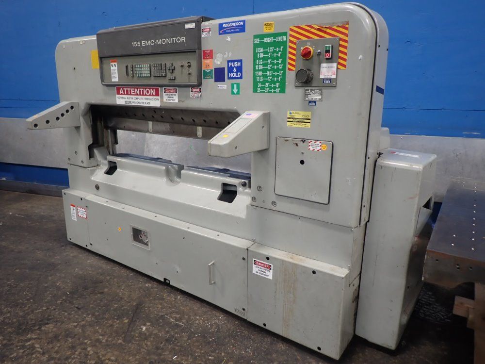 Polar 60" 155 Emc-mon Paper Cutter - 155 Emc-mon