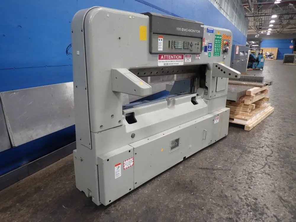 Polar 60" 155 Emc-mon Paper Cutter - 155 Emc-mon