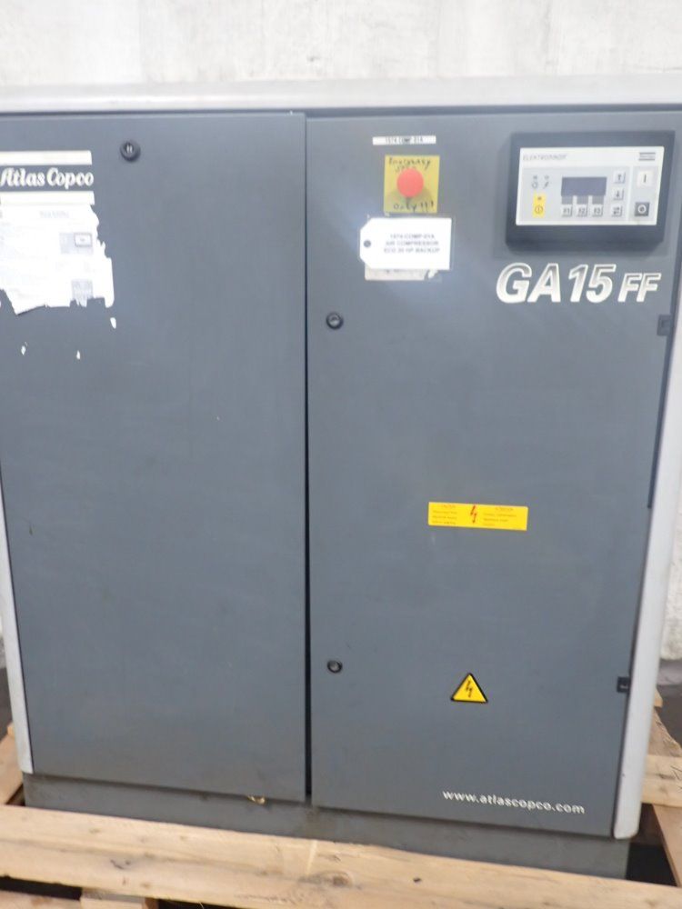 Atlas Copco 20 Hp Ga15 Air Compressor - Ga15