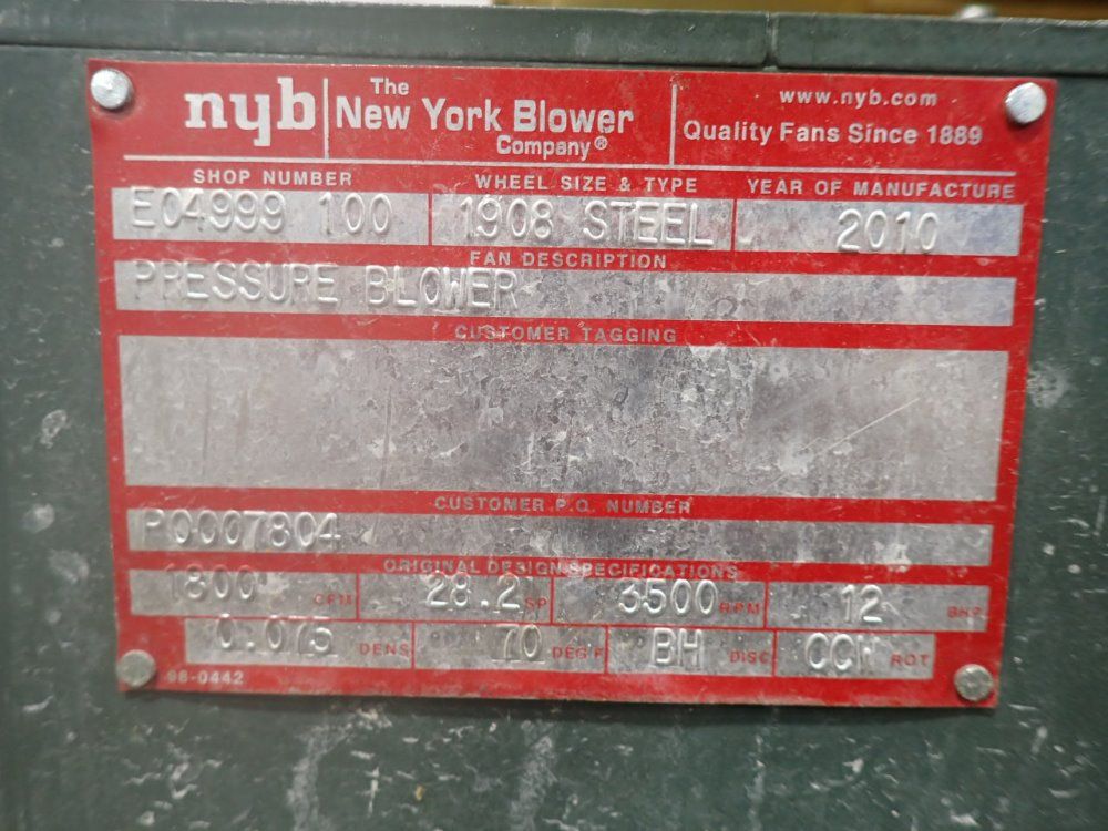 The New York Blower Company Blower