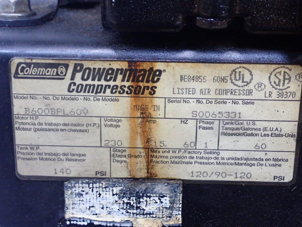 Coleman Air Compressor