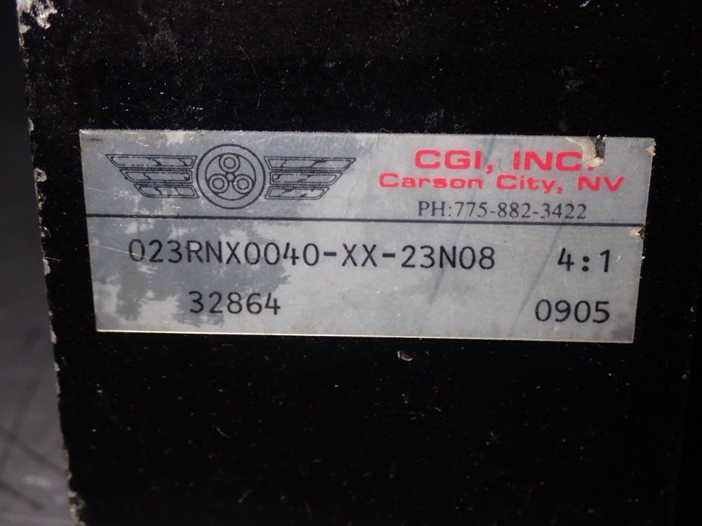 Cgi Inc Gear Reducer