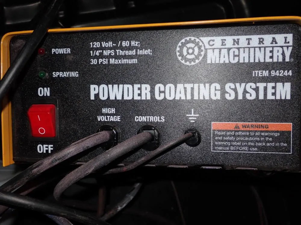 Central Machinery Powder Coating System