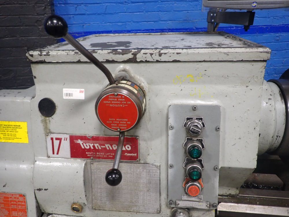 Southbend 20" X 56" 17" Turn-nado Lathe - 17 Turn-nado