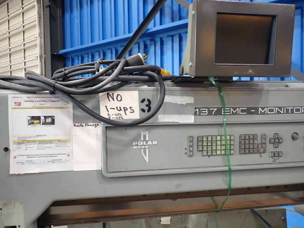 Polar Mohr 55" Paper Cutter - 137 Emc-mon