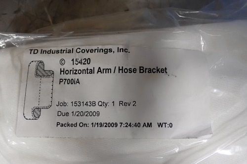 Td Industrial Horizontal Arm / Hose Bracket