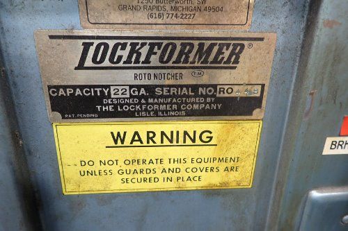 The Lockformer Notcher