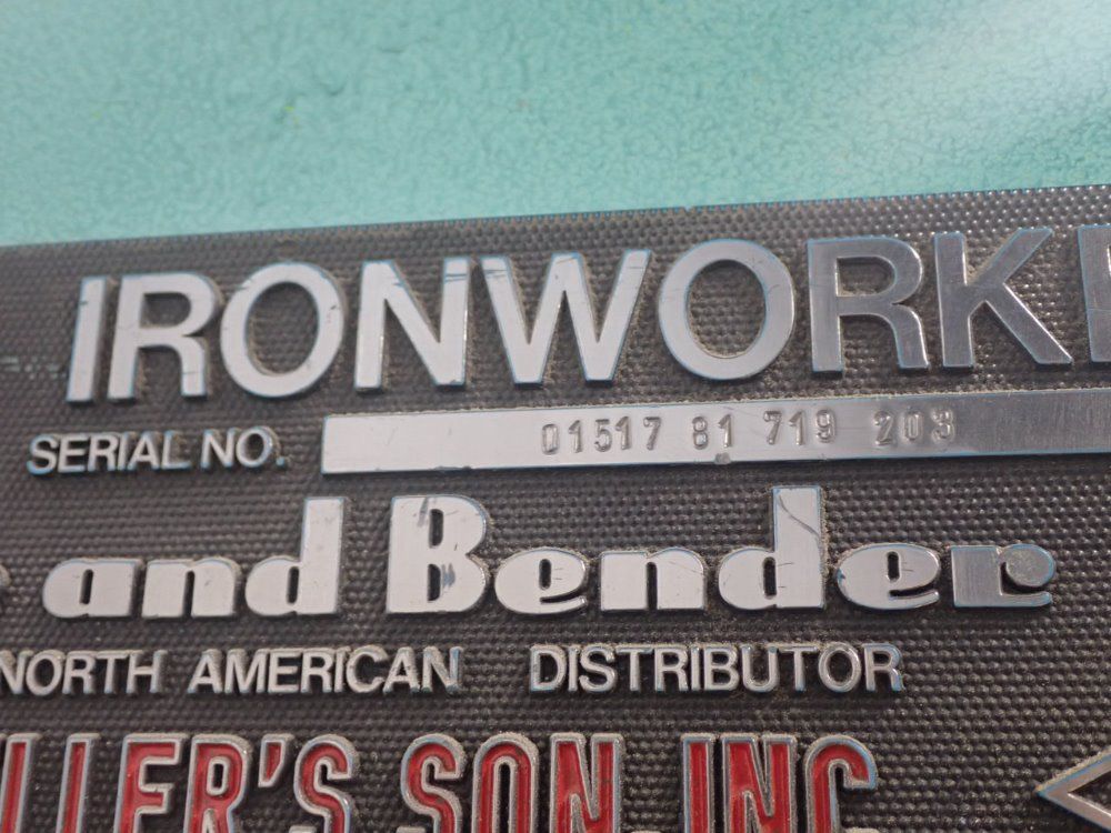 Mubea / E.g. Heller Ironworker - Klsh 550