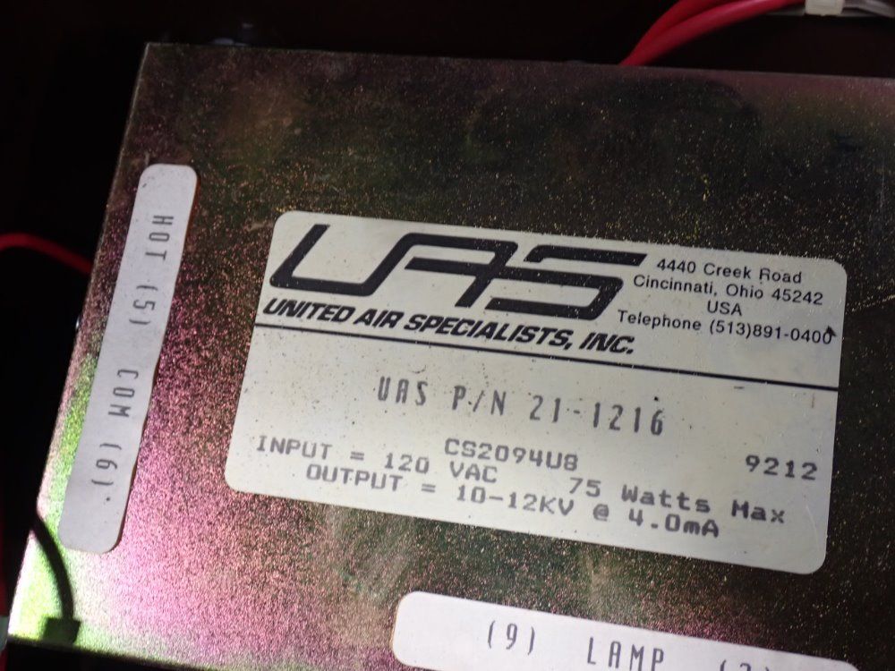 United Air Specialists/smog Hog Sh-20-pe-h Mist Collector - Sh-20-pe-h