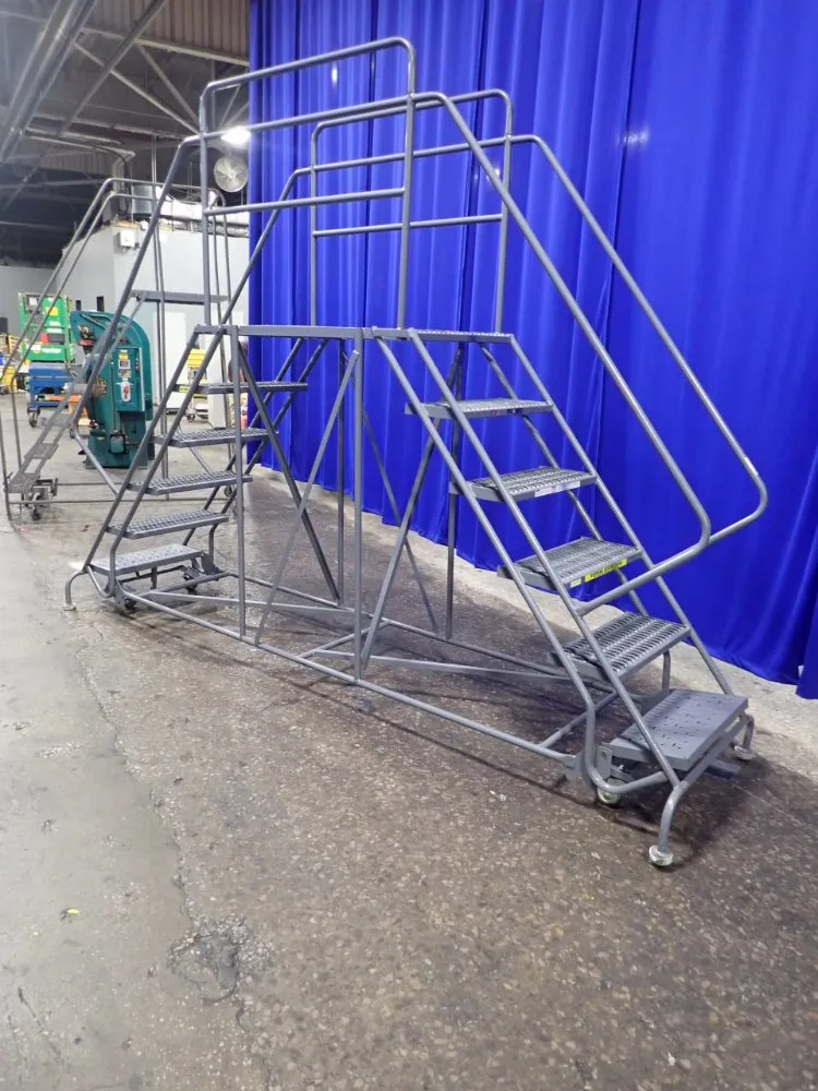 Tri-arc Portable Platform Stairs