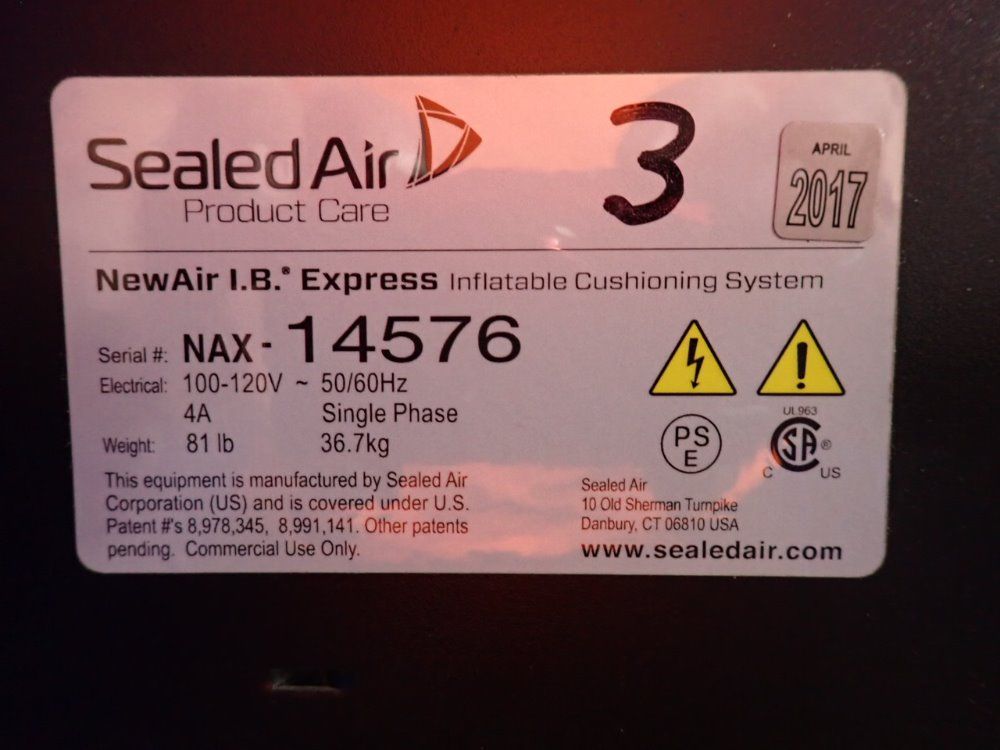 Sealed Air 21" Roller Newair I.b. Express Inflatable Cushioning System - Newair I.b. Express