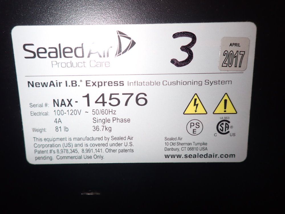 Sealed Air 21" Roller Newair I.b. Express Inflatable Cushioning System - Newair I.b. Express