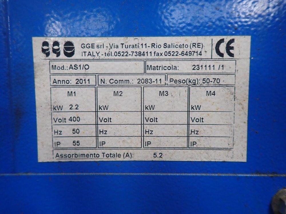 Gge Srl Via Turati Fume Extractor