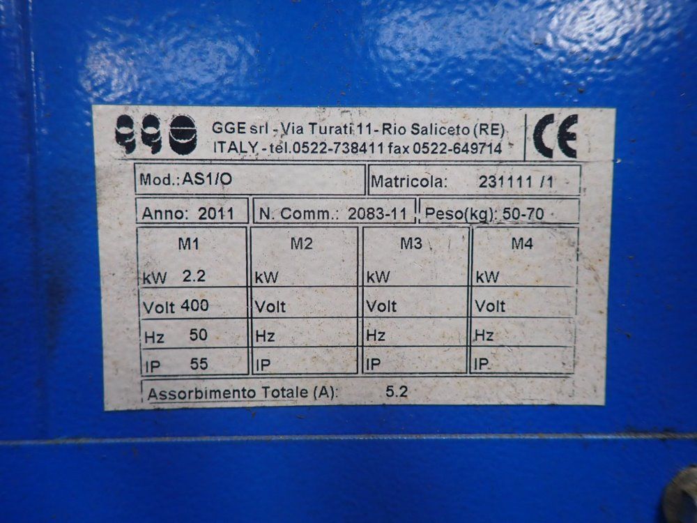 Gge Srl Via Turati Fume Extractor