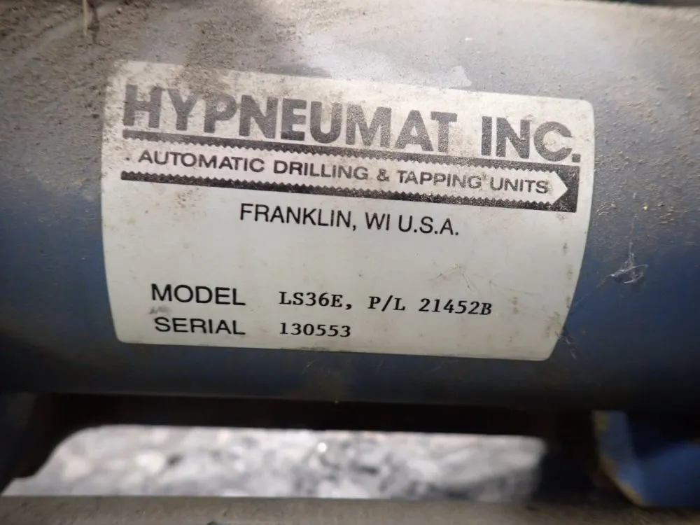 Hypneumat Inc Drill/tapping Unit
