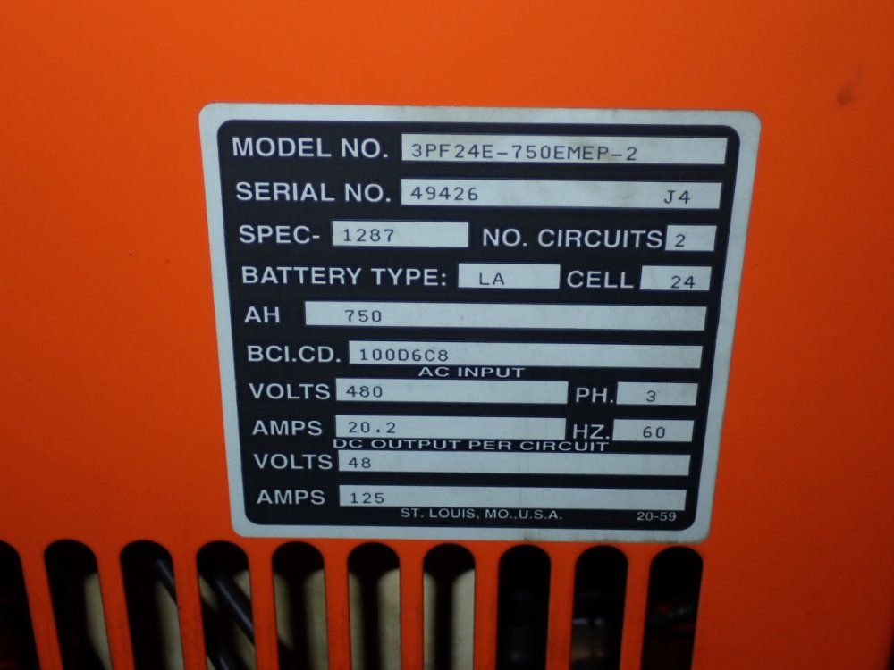 Ferro 46v/750h Battery Charger - 3pf24e-750emep-2