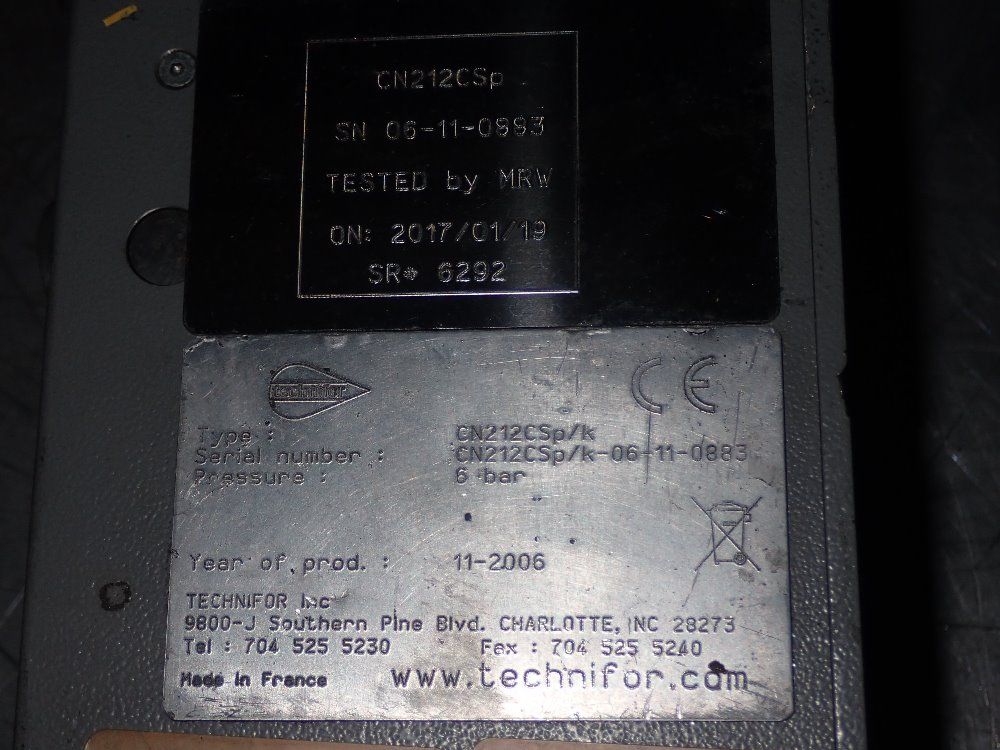 Technifor Pneumatic Stamping/marking Machine - Cn212csp
