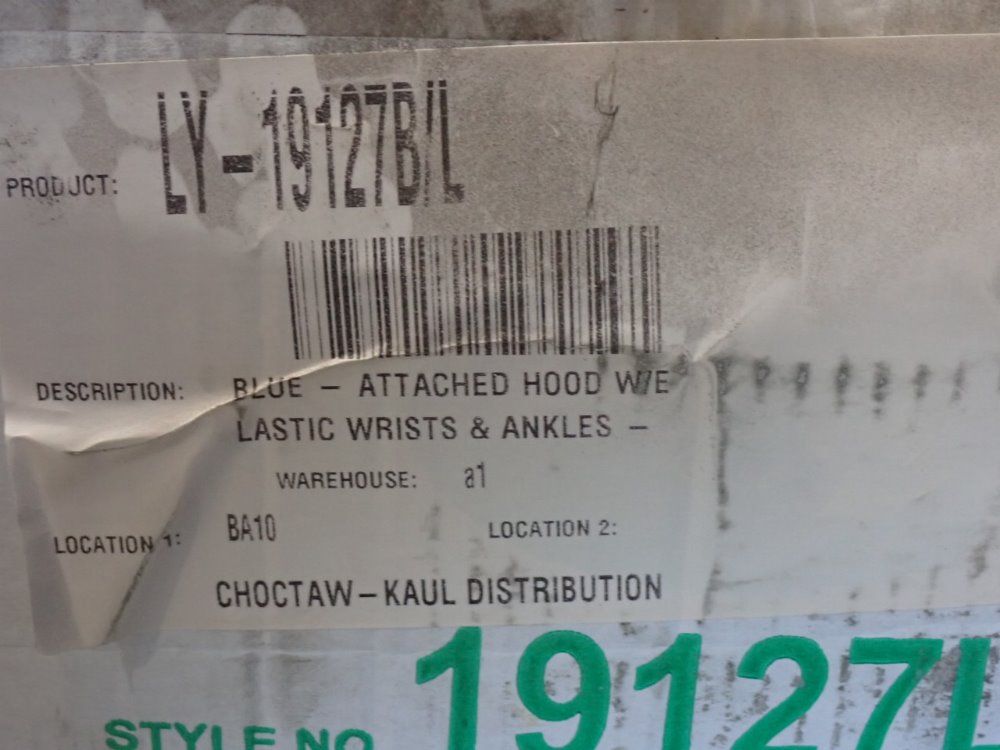 Progard Attached Hood W. Elastic Wrists & Ankles Overalls - Ly-19127b/l