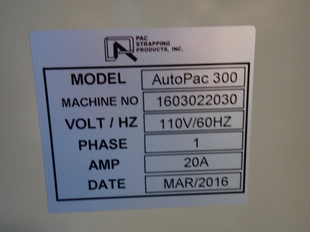 Pac Strapping 25" X 23" Autopac 300 Strapping Machine - Autopac 300