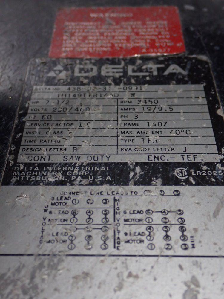 Delta Radial Arm Saw - 33-062