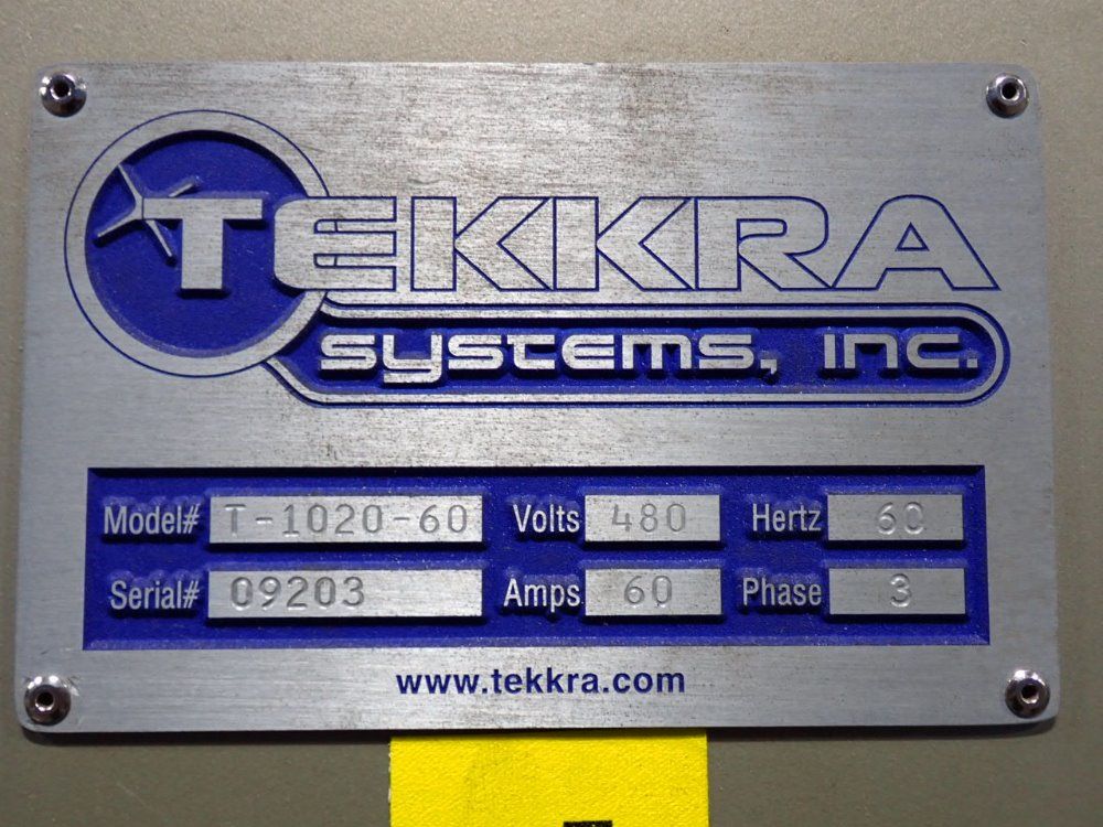 Tekkra 184" X 19" T-1020-60 Shrink Wrap Machine - T-1020-60