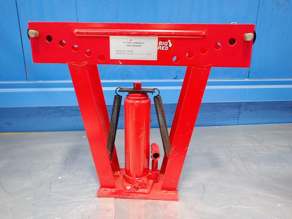 Big Red 1/2"-3/4"-1"1-1/4" 1-1/2" 2" Pipe Bender - Ta1202