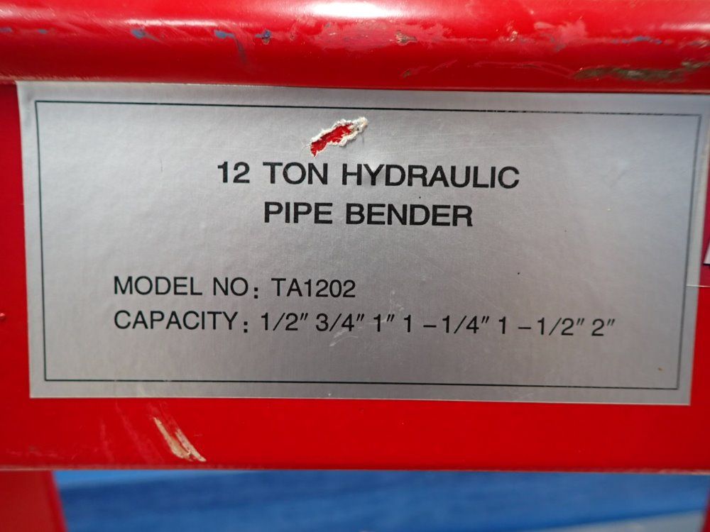 Big Red 1/2"-3/4"-1"1-1/4" 1-1/2" 2" Pipe Bender - Ta1202
