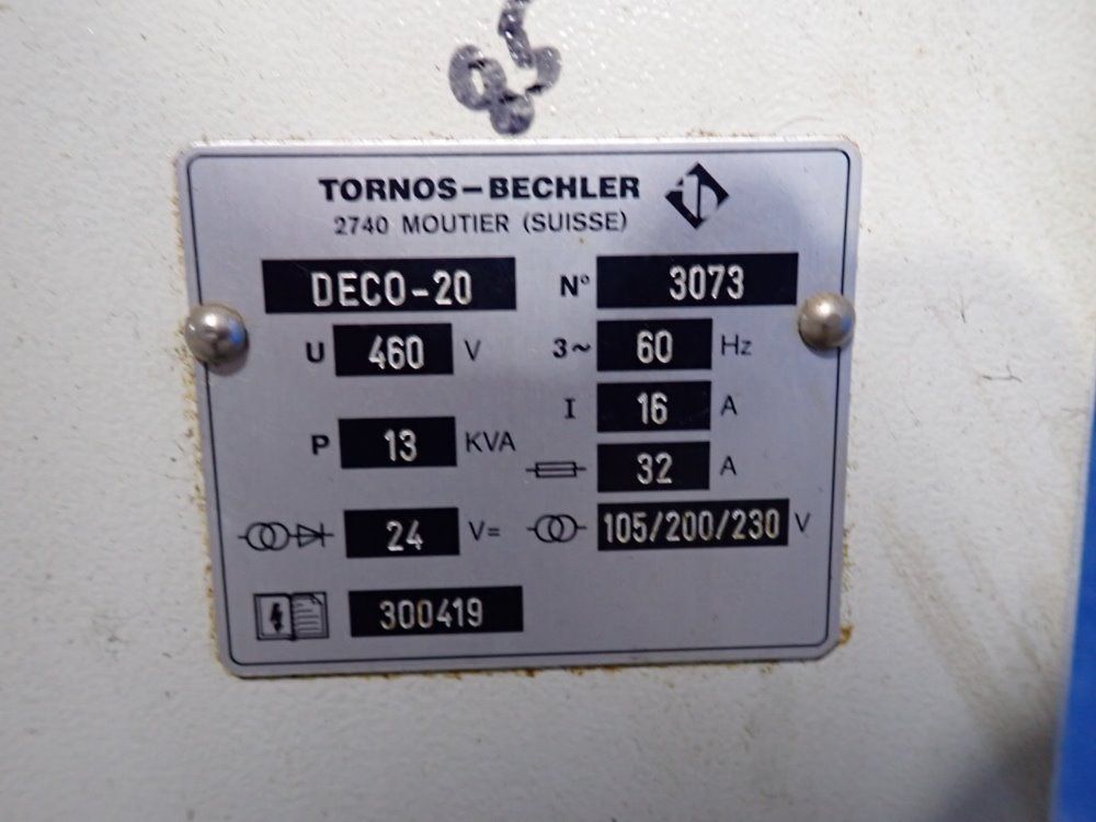 Tornos Deco-2000/20 Cnc Swiss Lathe - Deco-2000/20