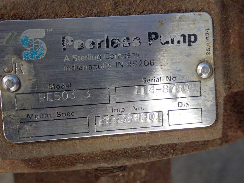 Peerless Pumps Pump - Pe5033