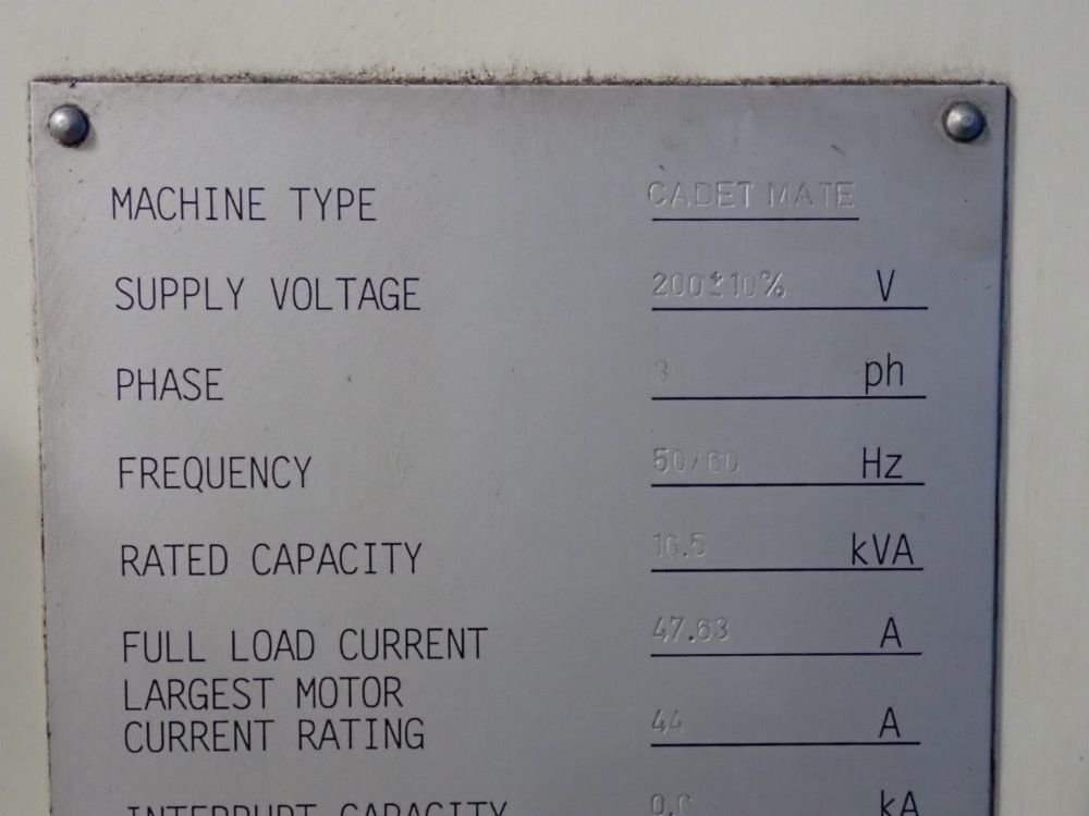 Okuma 47" X 20" Cadet Mate Cnc Vmc - Cadet Mate