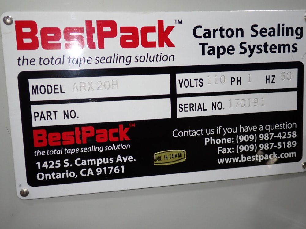 Bestpack 19" X 25" As22-2 Case Sealer - As22-2