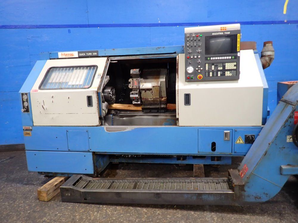 Mazak Qt28h Chukers Cnc Lathe - Qt28h Chukers