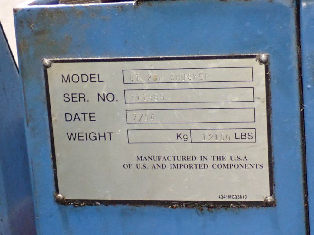 Mazak Qt28h Chukers Cnc Lathe - Qt28h Chukers