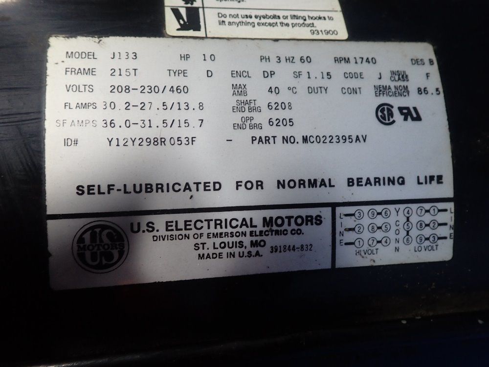 Dayton 10 Hp Air Compressor - 5f233a