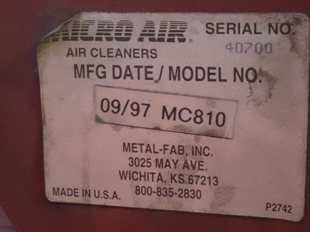 Micro-air Air Cleaner - Mc810