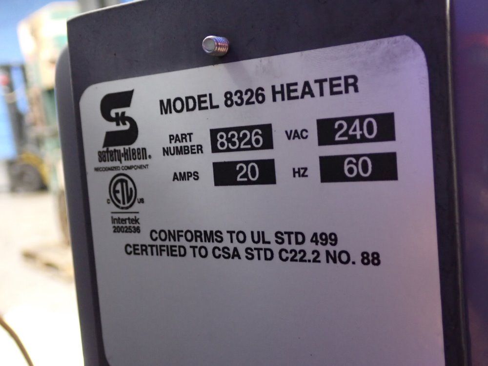 Safety-kleen 44 X 22 X 30 81.8 Ultrasonic Parts Washer - 81.8