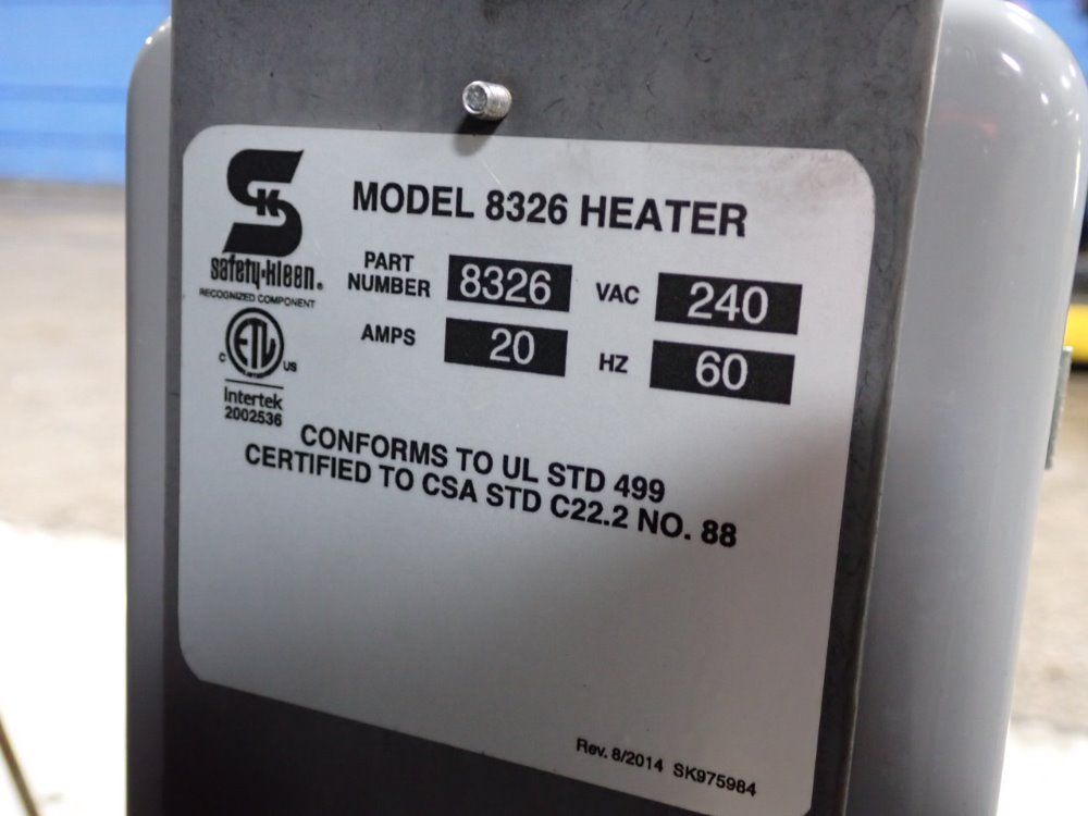 Safety-kleen 44 X 22 X 30 81.8 Ultrasonic Parts Washer - 81.8