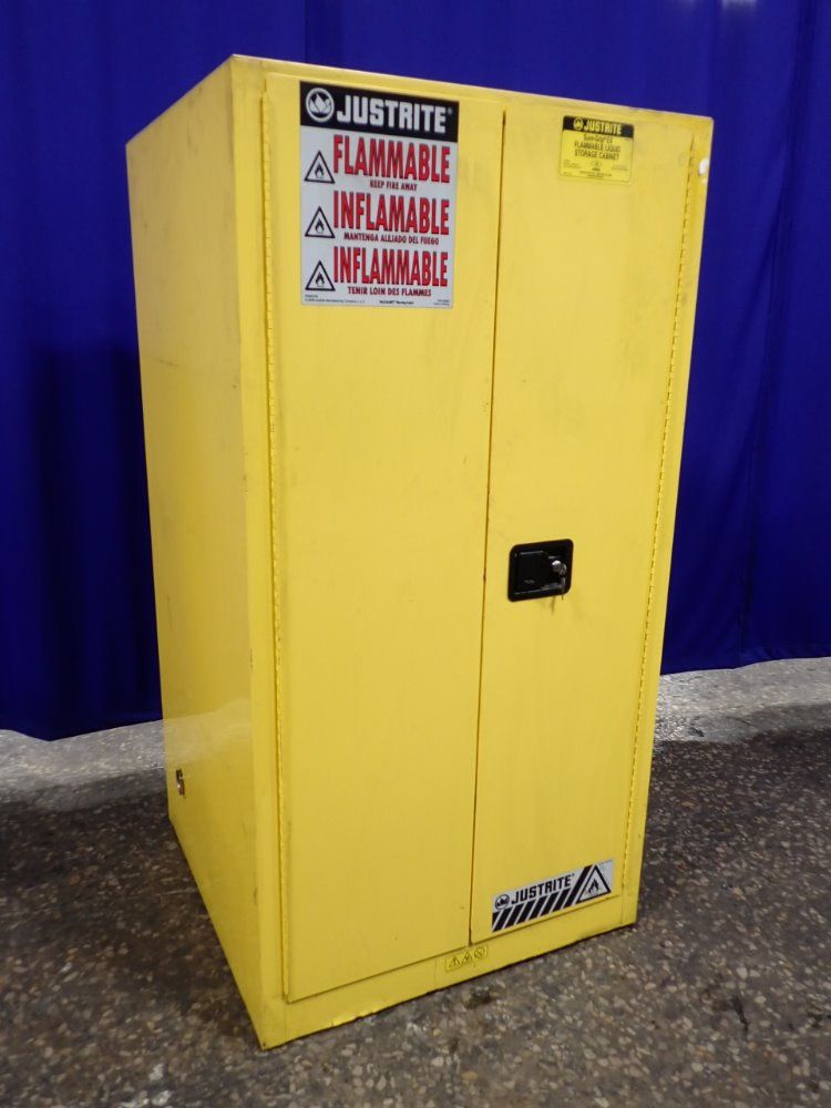 Justrite 3 Shelves/60 Gallon Flammable Safety Cabinet - 896000/sure-gripex