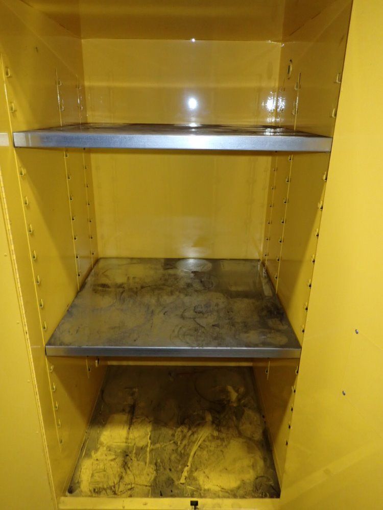 Justrite 3 Shelves/60 Gallon Flammable Safety Cabinet - 896000/sure-gripex