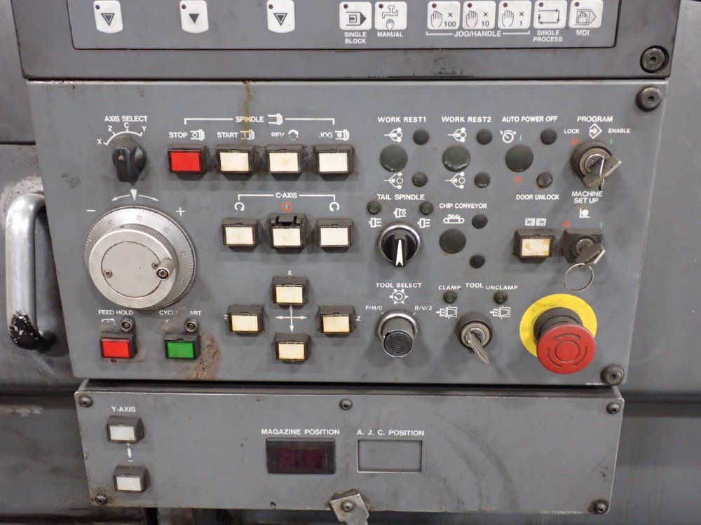 Yamazaki Mazak Corp 141a/35ka/50"/24" Cnc Lathe - Integrex 30