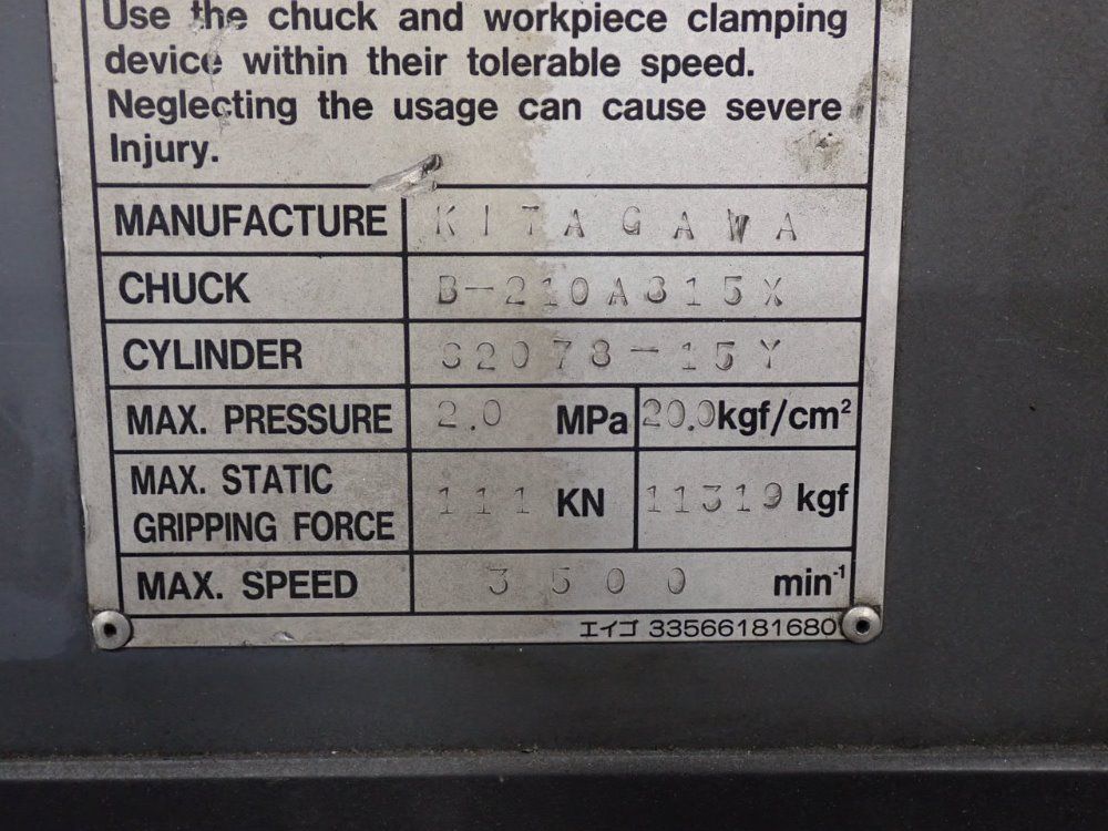 Yamazaki Mazak Corp 141a/35ka/50"/24" Cnc Lathe - Integrex 30